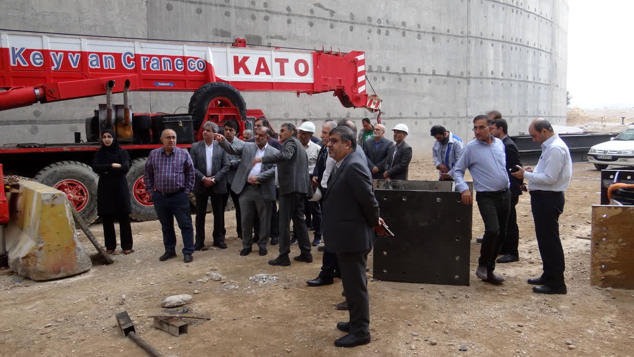 بازدید مدیر عامل سازمان آب و برق خوزستان از پروژه سد بالارود