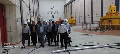 بازدید مدیر عامل سازمان آب و برق خوزستان از سد و نیروگاه شهید عباسپور