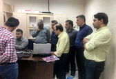 بازدید معاونت بهره برداری و توسعه نیروگاه ها از آزمایشگاه و مرکز تخصصی الکترونیک نیروگاه مسجدسلیمان 