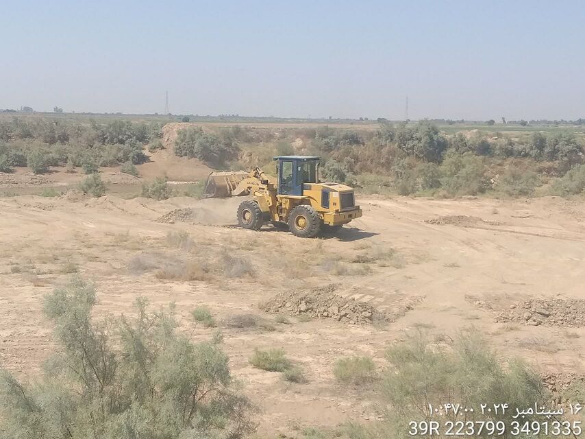آزادسازی ۵۰ هزار متر مربع از اراضی تحت کشت غیر مجاز در بستر سیلابی رودخانه نیسان