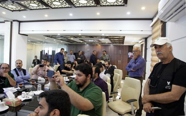 بازدید چهره های مذهبی، دانشگاهی، نظامی ، انتظامی ....از دیسپاچینگ سازمان