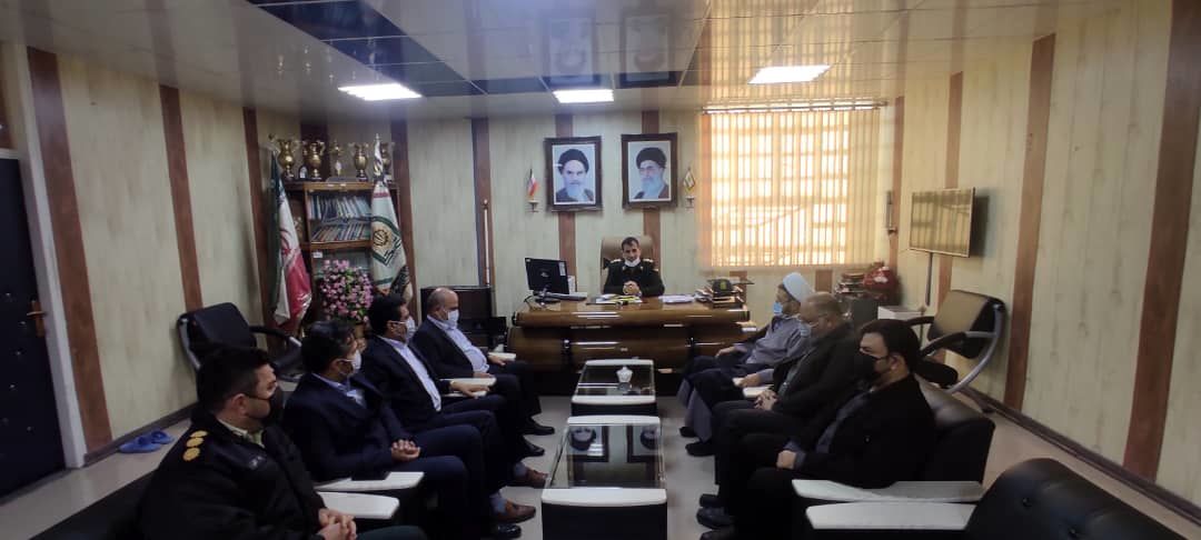 نشست هم اندیشی شرکت بهره برداری مارون با فرمانده نیروی انتظامی شهرستان بهبهان