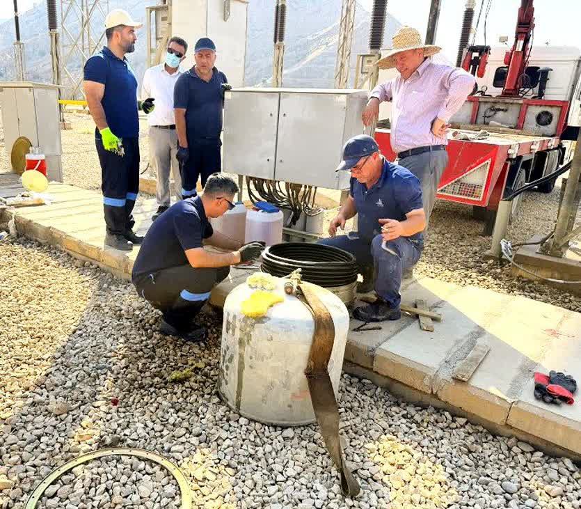 دیافراگم CT خط اهواز، سد مسجدسلیمان تعویض شد
