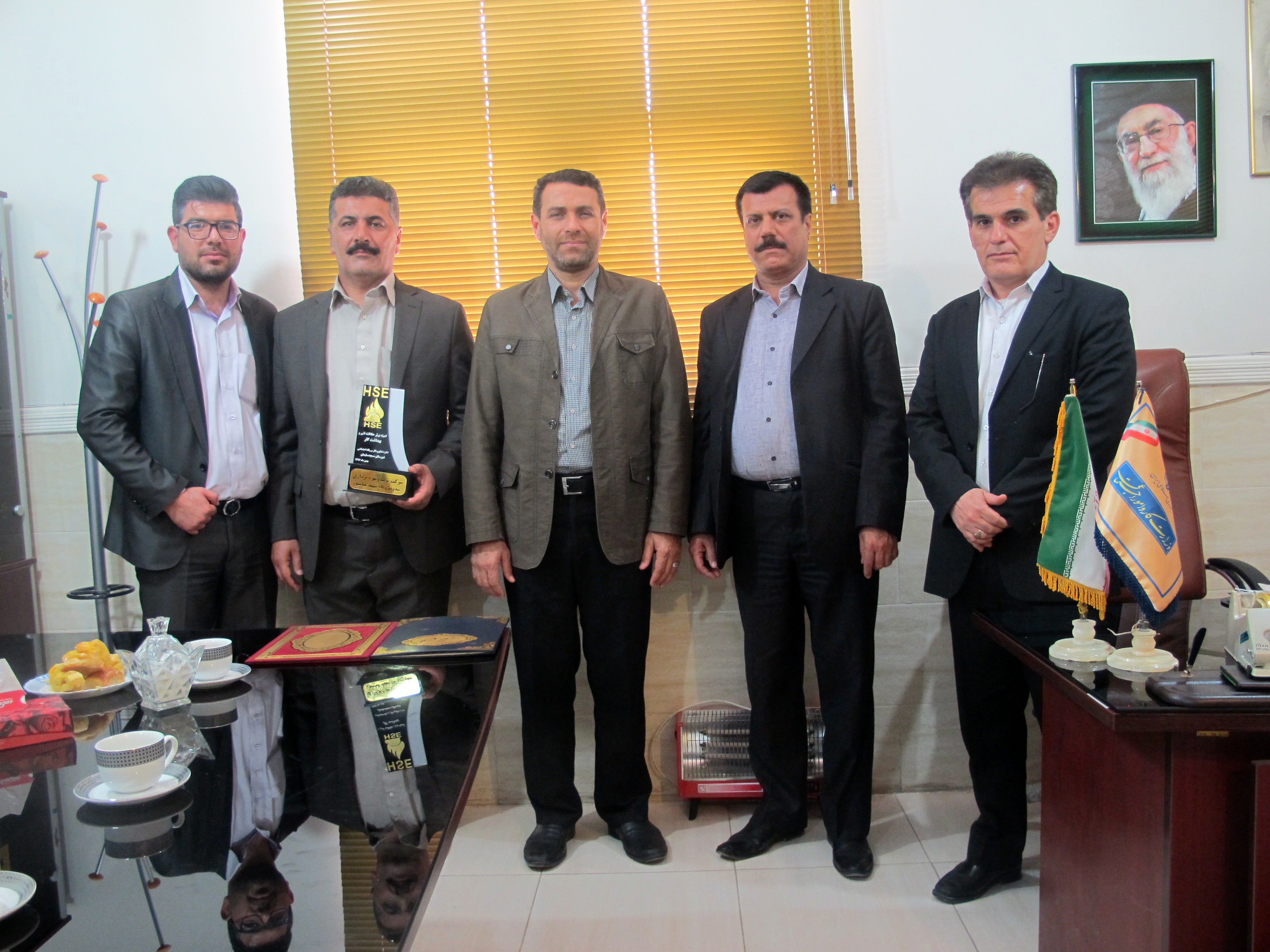 کمیته ایمنی سد و نیروگاه شهید عباسپور در بین ادارات شهرستان مسجدسلیمان برتر شد