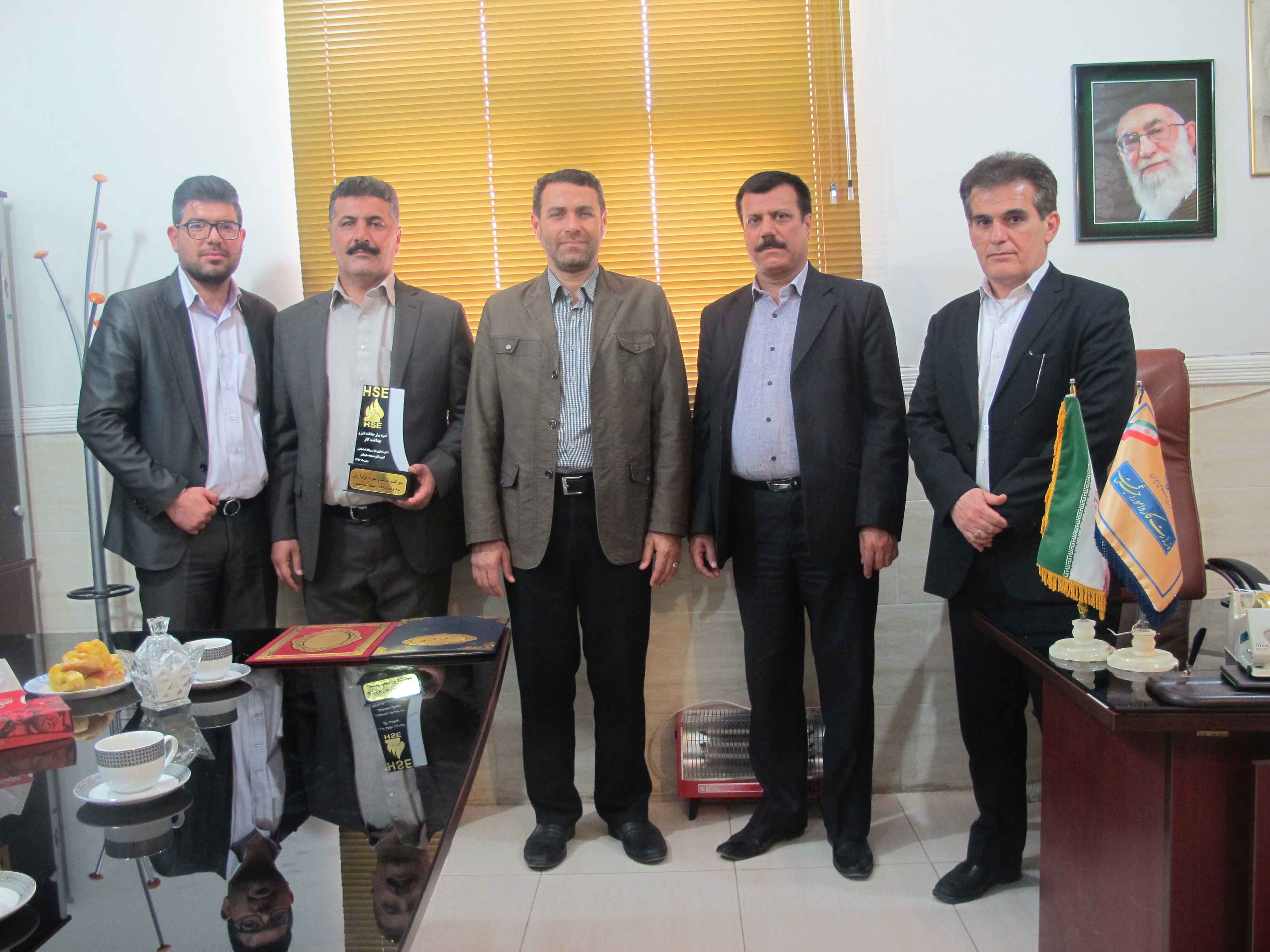 کمیته ایمنی سد و نیروگاه شهید عباسپور در بین ادارات شهرستان مسجدسلیمان برتر شد