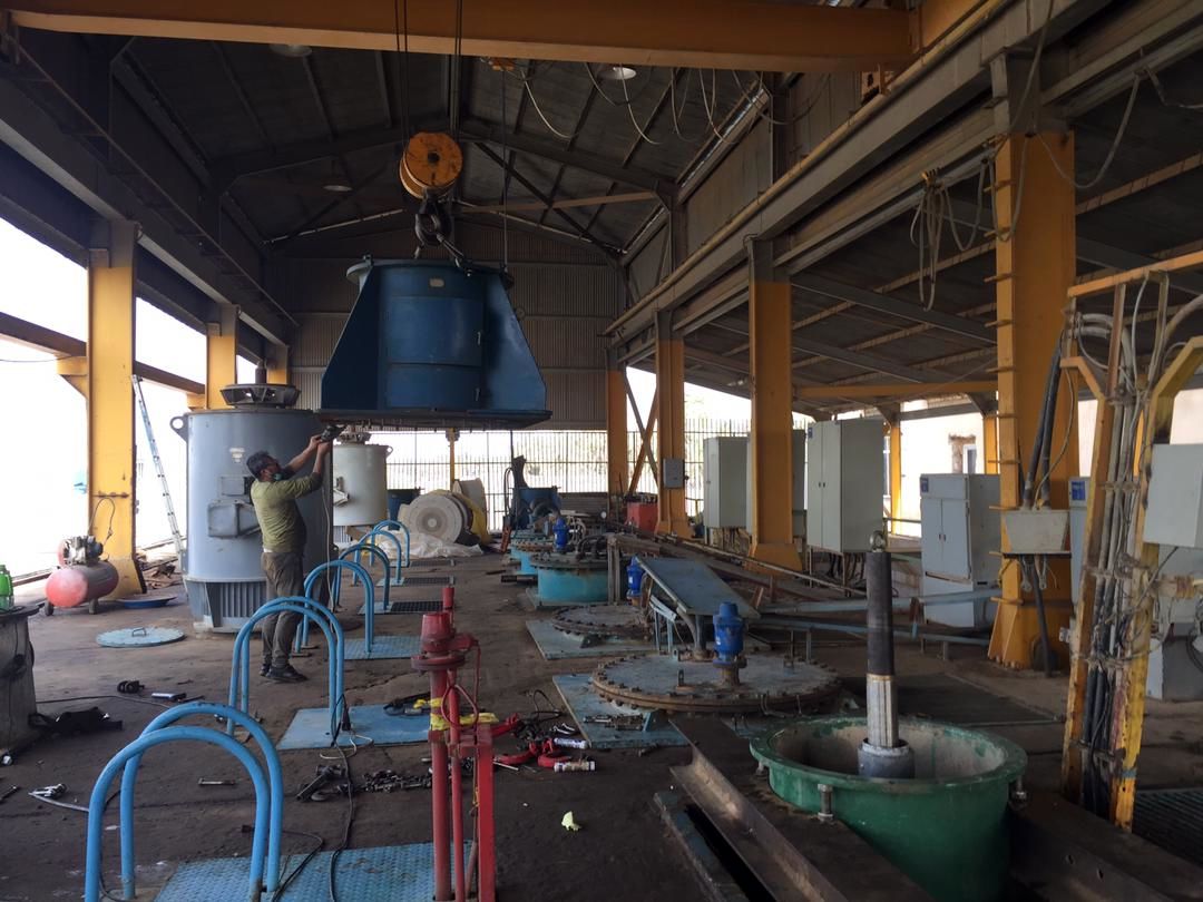 مونتاژ پمپ شماره سه تاسیسات آبرسانی کوت امیر انجام شد