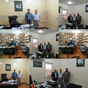دیدار مدیر عامل شرکت بهره‌برداری از شبکه‌های آبیاری کرخه و شاوور با مقامات قضایی دو شهرستان حمیدیه و دشت آزادگان