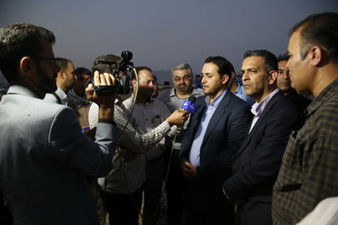 گزارش تصویری کلنگ زنی فاز اول طرح جامع آبرسانی شهرها و روستاهای جنوب شرق خوزستان