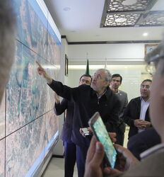 بازدید چهره های مذهبی، دانشگاهی، نظامی ، انتظامی ....از دیسپاچینگ سازمان