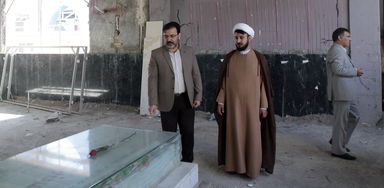 پاسداشت روز شهید با حضور مقامات سازمان آب و برق خوزستان در گلزار شهدای اهواز