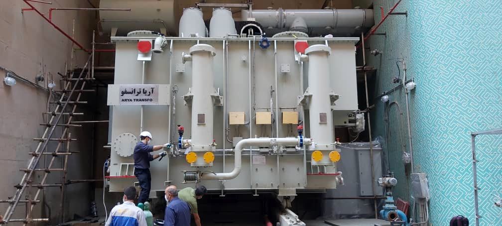   نصب ترانسفورماتور جدید  105 MVA واحد شماره چهار نیروگاه دز  