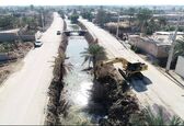 انهار سنتی در جزیره مینو شهرستان خرمشهر در حال پاکسازی است