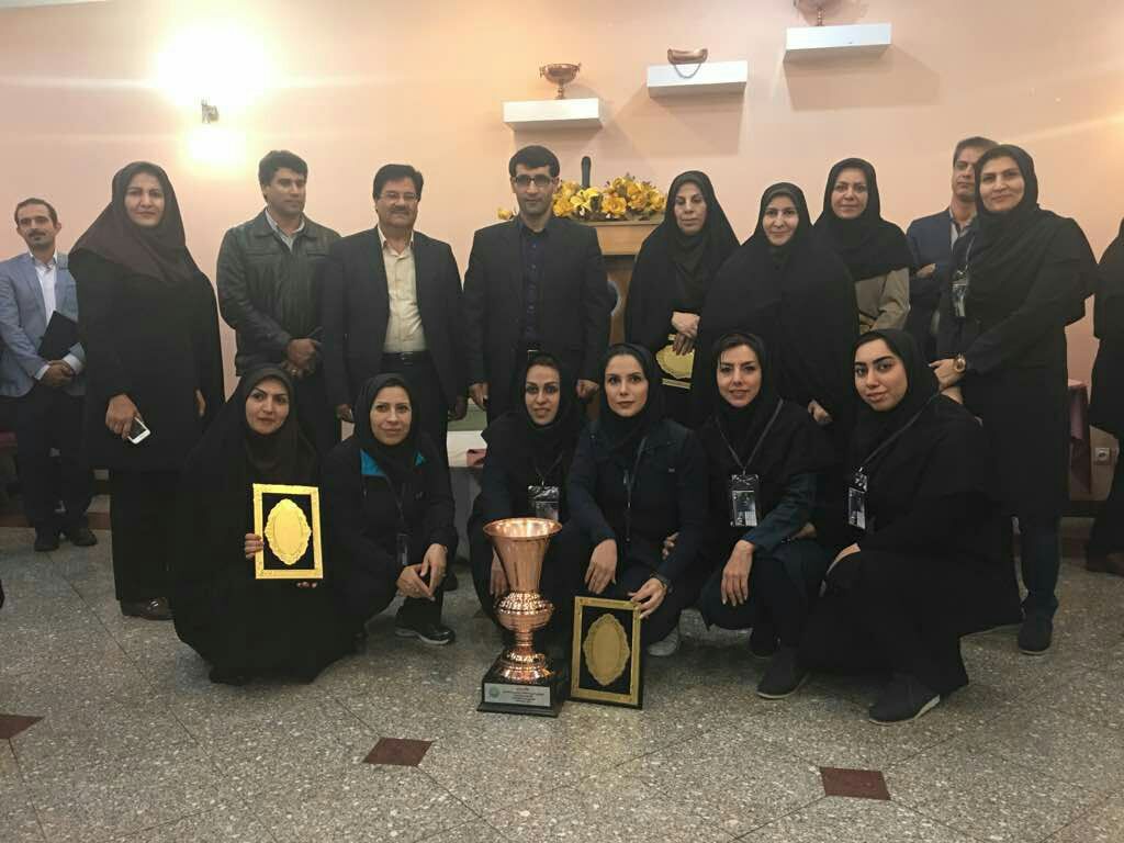 تیم تیراندازی بانوان سازمان آب و برق خوزستان در کشور سوم شد