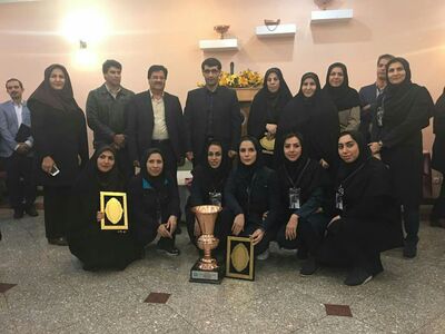 تیم تیراندازی بانوان سازمان آب و برق خوزستان در کشور سوم شد