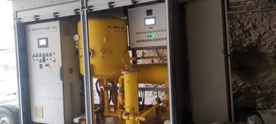 احیای فیلترپرس MICA FLUID VOP060 در سد و نیروگاه دز با اتکا به توان داخلی 