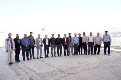 بازدید مقامات و کشاورزان ماهشهر، هندیجان، امیدیه و جایزان از سد مخزنی مارون