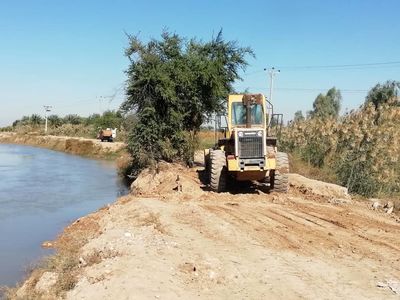 آبشستگی سردهانه نهر فرعی لشکرآباد بازسازی شد