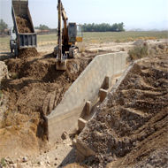 زهکش اصلی شبکه آبیاری و زهکشی جایزان بازسازی شد