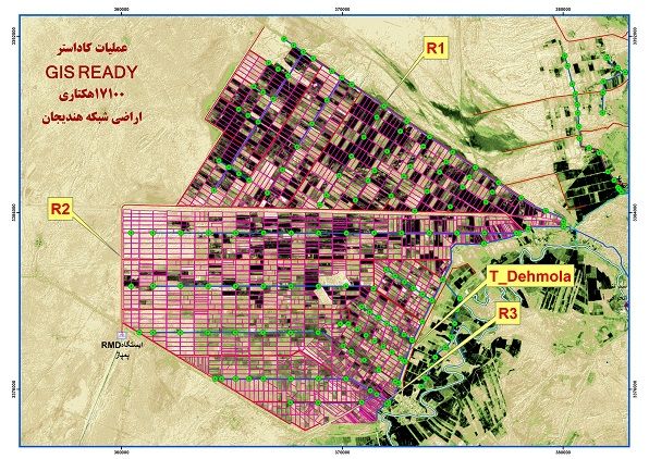 نقشه برداری شبکه هندیجان به پایان رسید