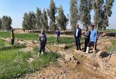 تأمین آب در انتهایی ترین نقاط شبکه آبیاری شمال شرق اهواز انجام شد