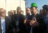  وزیر جهاد کشاورزی از پروژه سد و قفل کشتیرانی پایین دست بهمنشیر بازدید کرد