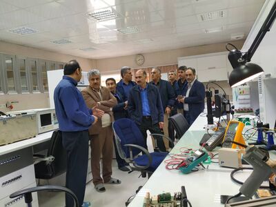 بازدید مدیر مرکز مدیریت نیروگاه های برق آبی کشور از آزمایشگاه سد و نیروگاه مسجد سلیمان 