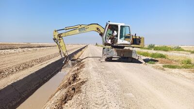 آغاز عملیات تعمیرات سالیانه شبکه آبیاری هندیجان