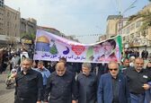 حضور مدیرعامل و کارکنان سازمان آب و‌برق خوزستان در راهپیمایی روز جهانی قدس