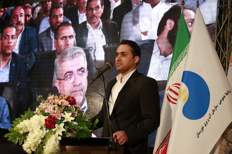 گزارش تصویری از آیین افتتاح طرح آبرسانی شوشتر و تامین آب ۹۱ روستای سید حسن تا نمره یک 