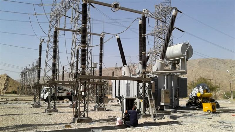 جابجایی راکتور خط شوشتر به خط گلپایگان در پست فشار قوی نیروگاه مسجدسلیمان انجام شد