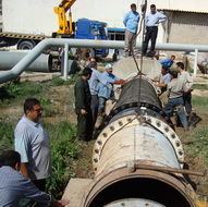 چهار دستگاه فلومیتر مغناطیسی در تاسیسات آب جنوب شرق خوزستان نصب شد