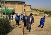 مدیرعامل شرکت آب غدیر خوزستان از تاسیسات قیصریه بازدید کرد