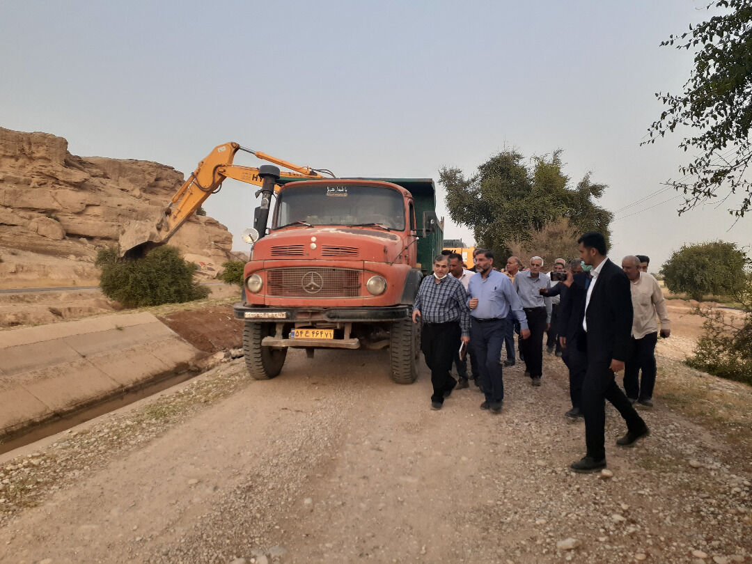 آیین شروع عملیات بهسازی پمپ کانال گتوند برگزار شد