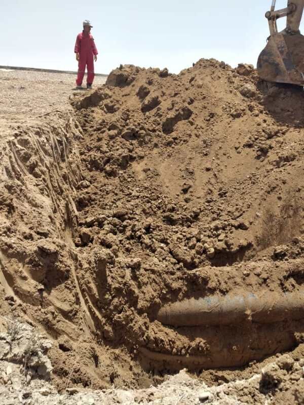 بهره برداری از فاز اول خط لوله انتقال آب به هندیجان