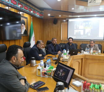 جلسه هماهنگی ستاد اربعین حسینی سازمان آب و برق خوزستان