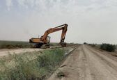 اتمام عملیات لایروبی کانالهای شبکه آبیاری شمال شرق اهواز
