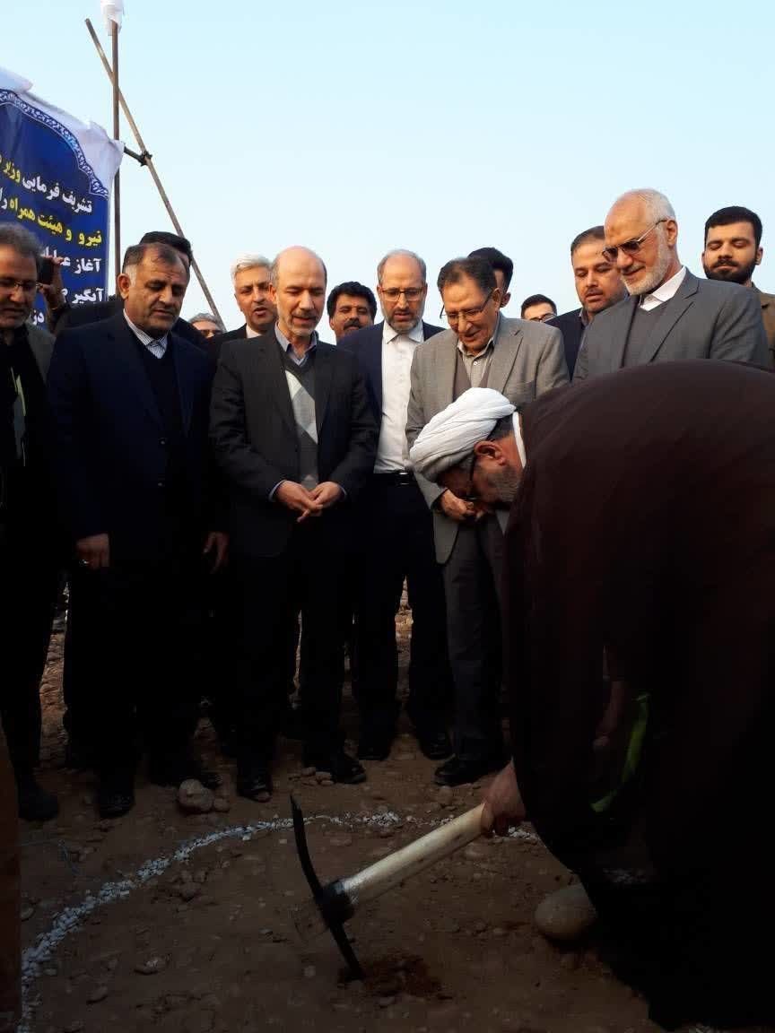 عملیات اجرایی آبگیر طرح جامع آبرسانی به شهرستان دزفول آغاز شد