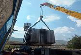 جایگزینی ترانسفورماتور تاسیسات آبرسانی شهید بهنام محمدی