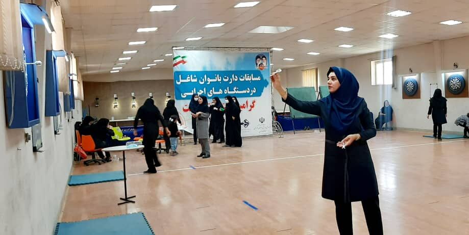 کسب مقام قهرمانی در مسابقات دارت بانوان شاغل در دستگاه های اجرایی