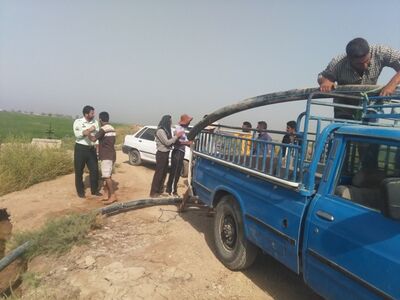 جلوگیری از برداشت‌های غیرمجاز آب در حوزه‌مرکزی شرکت آبیاری کرخه و شاوور