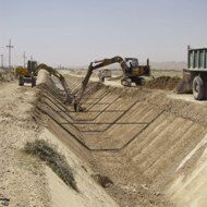 تعمیر اساسی کانال اصلی شبکه آبیاری و زهکشی جایزان به پایان رسید