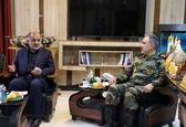 دیدار مدیرعامل سازمان آب و برق خوزستان با فرمانده قرارگاه منطقه ای جنوب غرب نزاجا