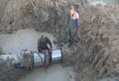 شکستگی خط لوله آبرسانی به شهرستان رامشیر رفع شد