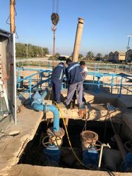 گام تعمیراتی تاسیسات آبرسانی بندر امام خمینی (ره)