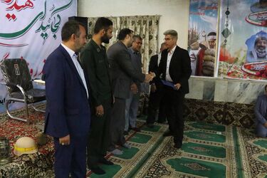 برگزاری مراسم زیارت عاشورا به مناسبت بزرگداشت شهداء