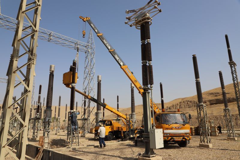 عملیات توسعه پست ۴۰۰ کیلوولت کرخه آغاز شد