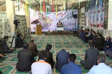 برگزاری مراسم زیارت عاشورا به مناسبت بزرگداشت شهداء