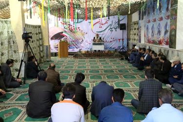 برگزاری مراسم زیارت عاشورا به مناسبت بزرگداشت شهداء