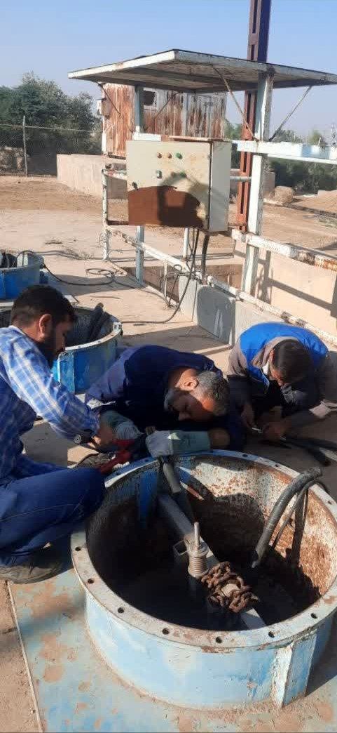 اقدام ضربتی شرکت آبیاری کرخه و شاوور در پی سرقت در ایستگاه پمپاژ معرض 