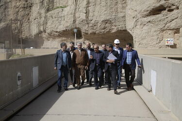 بازدید وزیر نیرو از سدهای استان